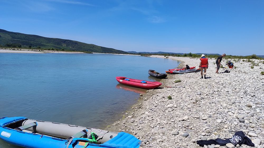 Jižní Albánie a splutí řeky Vjosy