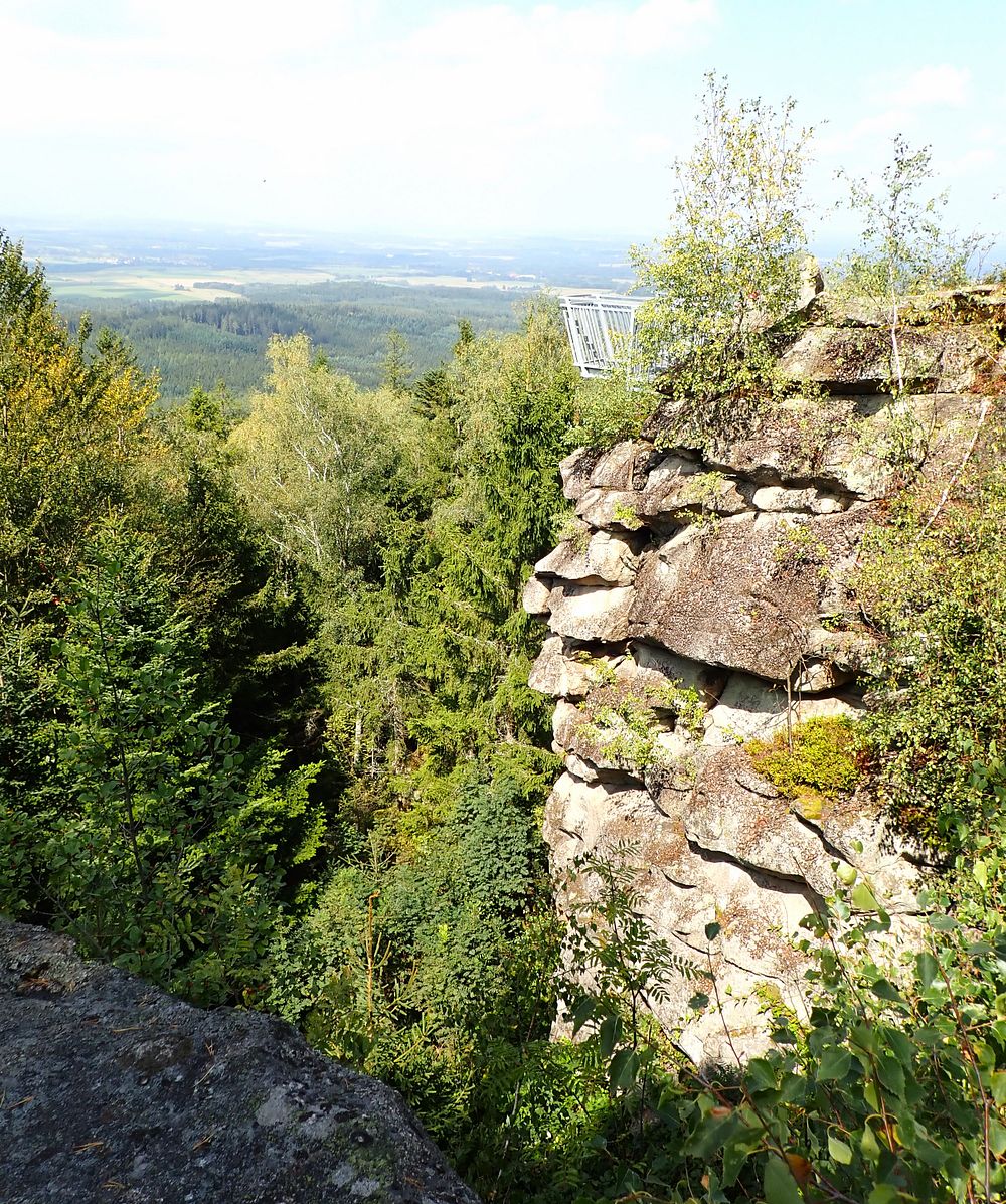 Novohradské hory kolem hranice