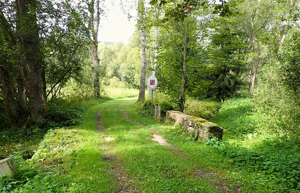 Novohradské hory kolem hranice