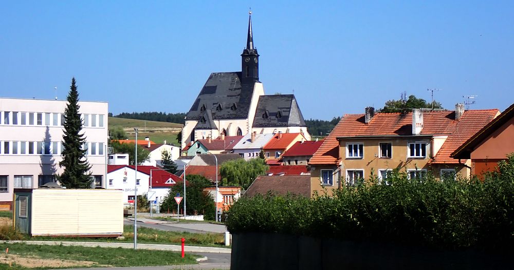 Novohradské hory kolem hranice